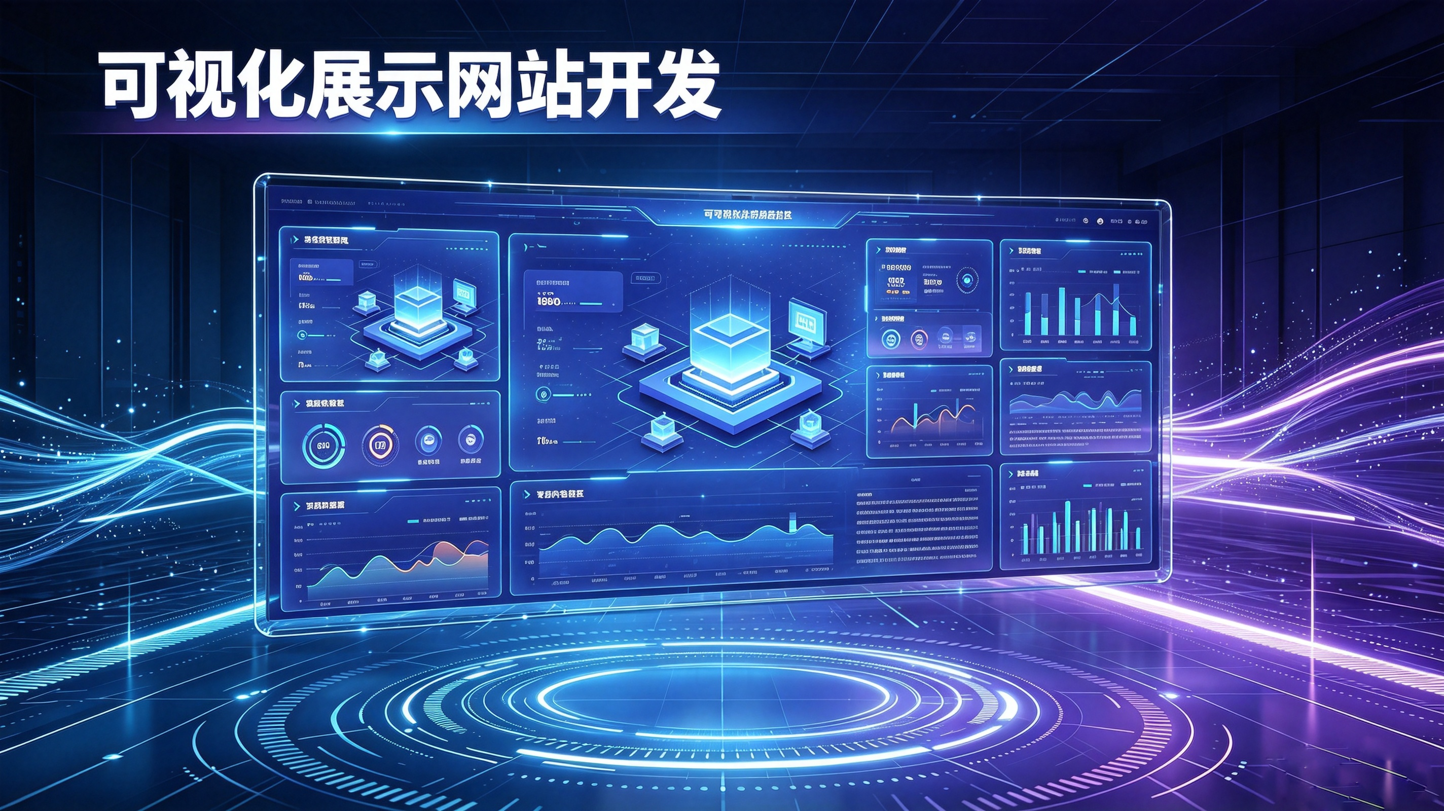 可视化展示网站开发